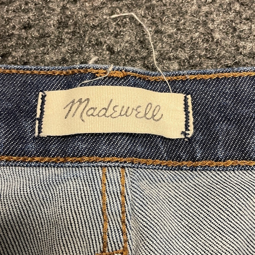 Madewell 9 High-Rise Skinny Jeans Medium Wash Blue Denim Size 32 - Picture 3 of 5